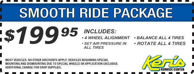 Smooth Ride Package Special